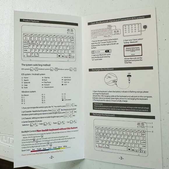Wireless Keyboard and Protective Case iOS Android Windows - Picture 13 of 14